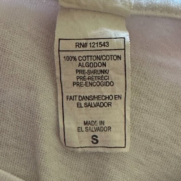 Ed Sheeran T-Shirt Tee S White Tour Concert Orange Hair Outline Silhouette EUC - Picture 5 of 6